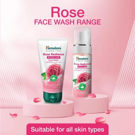 Sparkling Micellar Facial Cleanser Rose Radiance, Himalaya, 150ml