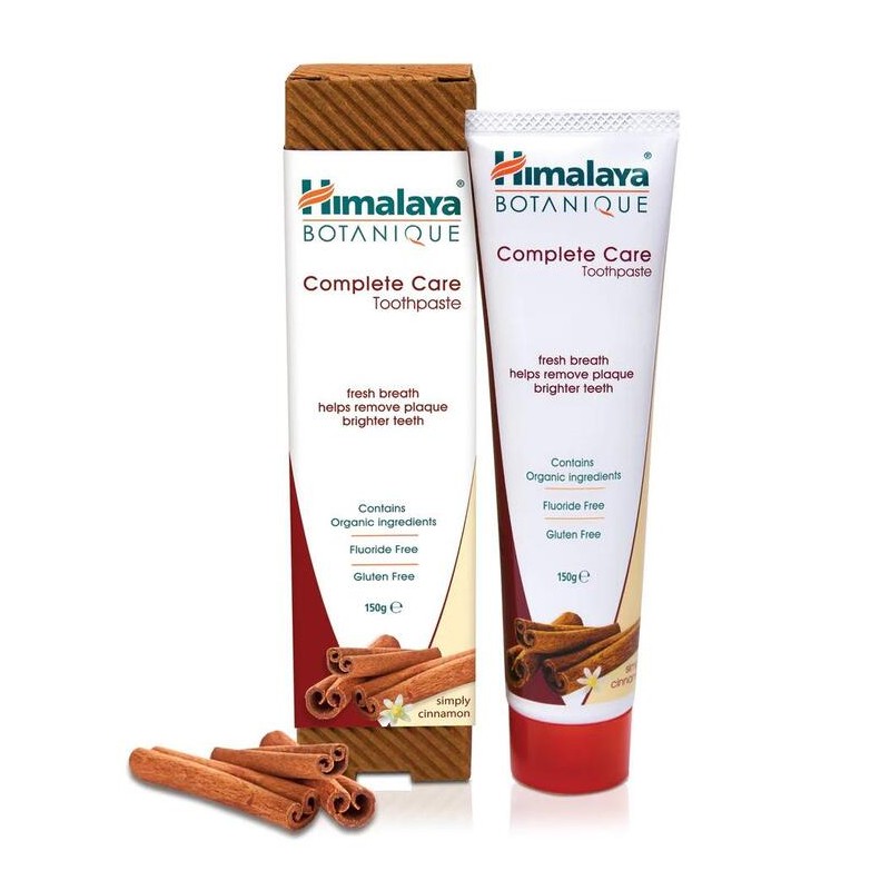 Отбеливающая зубная паста Simply Cinnamon Complete Care Botanique, Himalaya, 150 г