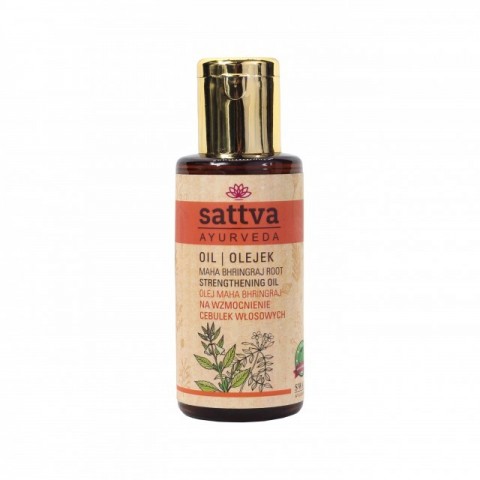 Strengthening hair oil Maha Bhringraj, Sattva Ayurveda, 100ml