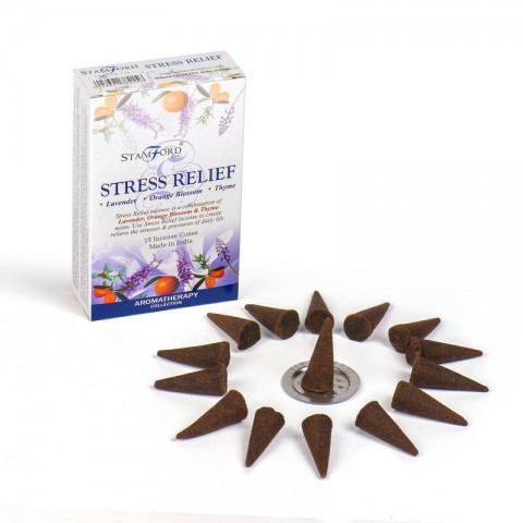 Cone Incense Stress Relief, Stamford, 30g