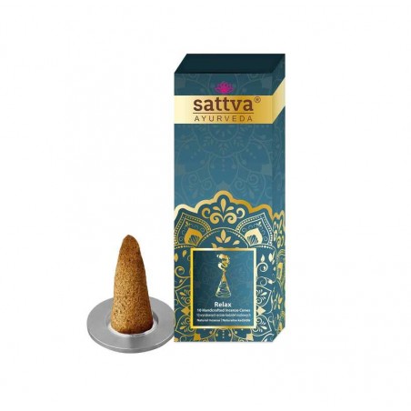 Relax kuuse lõhnastatud suitsukoonused, Sattva Ayurveda, 20g