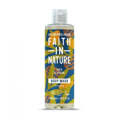 Šampoon sheavõi ja argaaniaõliga, Faith In Nature, 400ml
