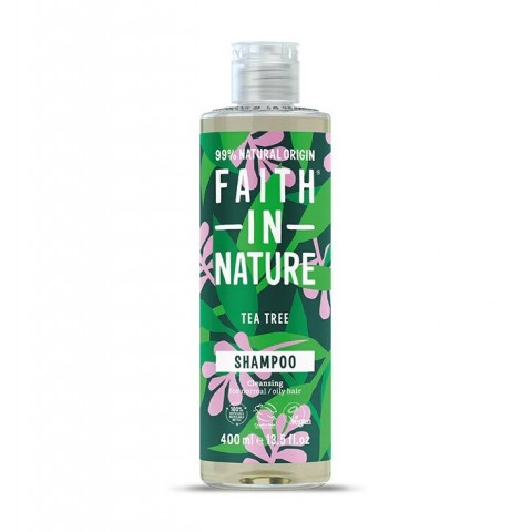 Shampoo with tea tree, Faith In Nature, 400ml