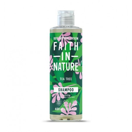Shampoo with tea tree, Faith In Nature, 400ml