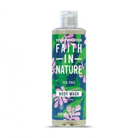 Shower gel with tea tree, Faith In Nature, 400ml