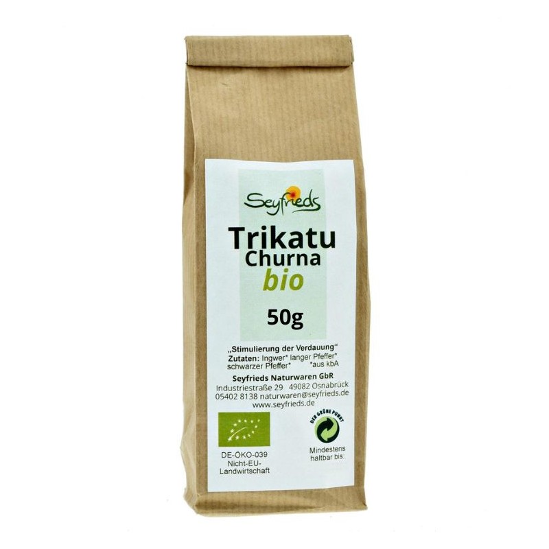 Spice mix Trikatu, organic, ground, Seyfried, 50g