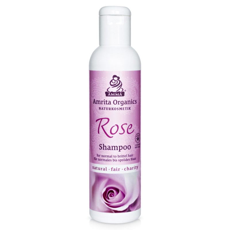 Šampoon normaalsetele ja haprastele juustele Rose, Amrita Organics, 200ml