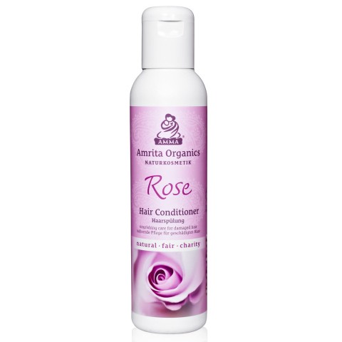 Hooldusvahend kahjustatud juustele Rose, Amrita Organics, 150ml