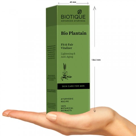 Bio Plantain Renewing Facial Serum meestele, Biotique, 120ml