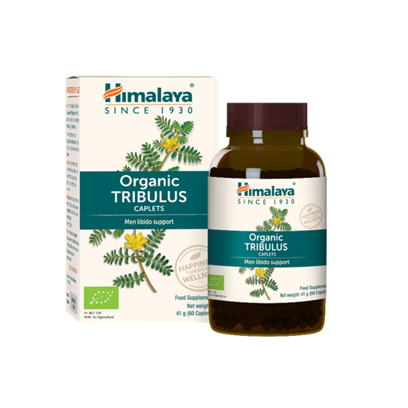 Toidulisand meestele Tribulus Organic, Himalaya, 60 tabletti