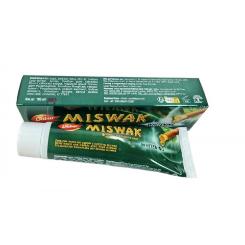 Miswak Whitening Toothpaste, Dabur, 100ml