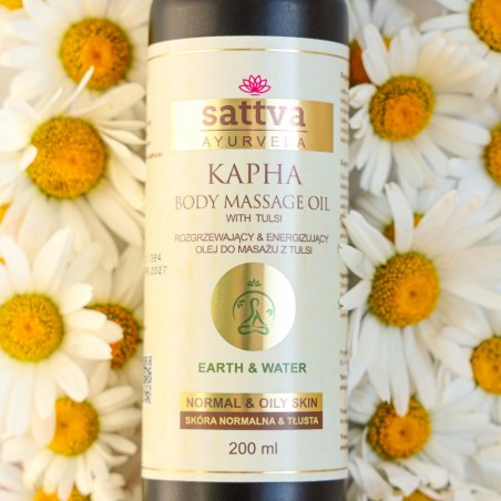 Kapha massaažiõli rasusele nahale, Sattva Ayurveda, 200ml