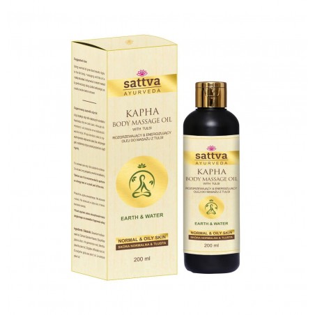 Kapha massaažiõli rasusele nahale, Sattva Ayurveda, 200ml