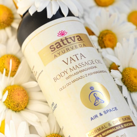 Massaažiõli kuivale ja küpsele nahale Vata, Sattva Ayurveda, 200ml