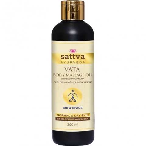 Massaažiõli kuivale ja küpsele nahale Vata, Sattva Ayurveda, 200ml