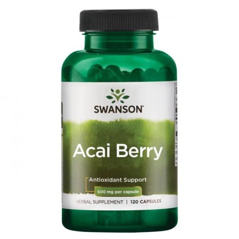 Acai marja ekstrakt, Swanson, 500mg, 120 kapslit