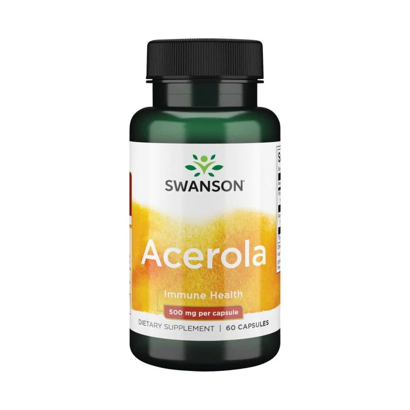 Acerola looduslik C-vitamiin, Swanson, 125mg, 60 kapslit