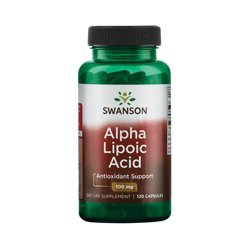 Alfa-lipoehape, Swanson, 100mg, 120 kapslit Alfa-lipoehape, Swanson, 100mg, 120 kapslit