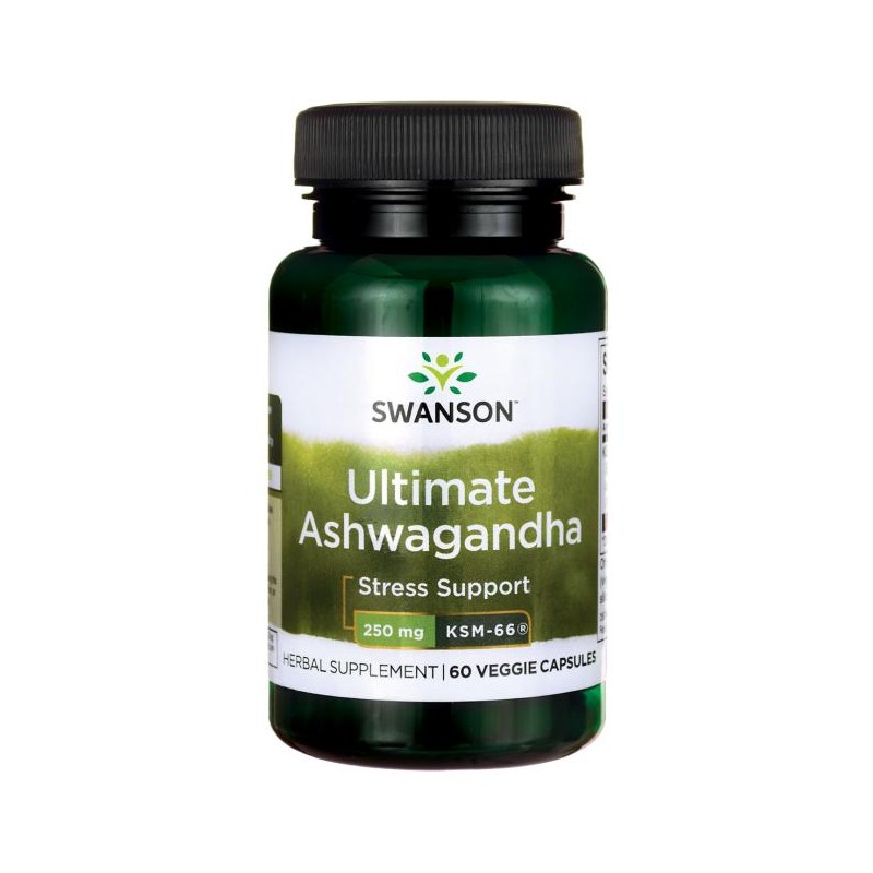 Ashwaganda KSM-66 Extract, Swanson, 250mg, 60 capsules Ashwaganda KSM-66 Extract, Swanson, 250mg, 60 capsules
