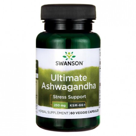 Ashwaganda KSM-66 Extract, Swanson, 250mg, 60 capsules