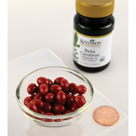 A-vitamiini beetakaroteen, Swanson, 3000mcg, 100 kapslit