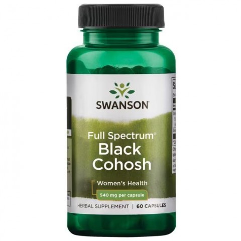 Täieliku spektriga Black Cohosh, Swanson, 540mg, 60 kapslit