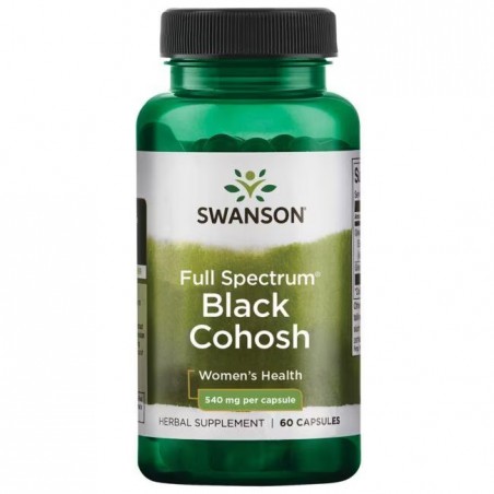 Täieliku spektriga Black Cohosh, Swanson, 540mg, 60 kapslit