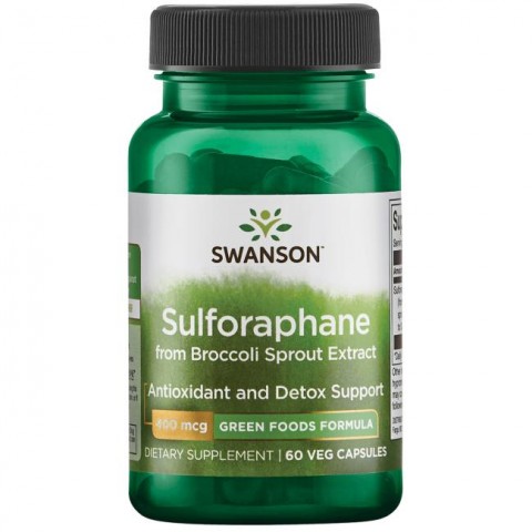 Brokkoli ekstrakt Sulforaphane, Swanson, 400mcg, 60 kapslit