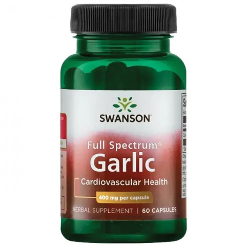 Küüslauk, Swanson, 400mg, 60 kapslit