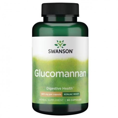 Glükomannaan, Swanson, 665mg, 90 kapslit