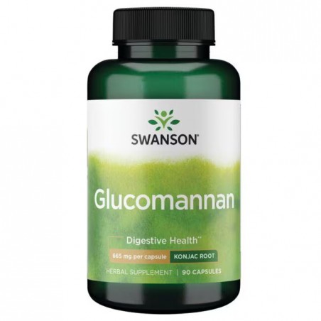 Glükomannaan, Swanson, 665mg, 90 kapslit