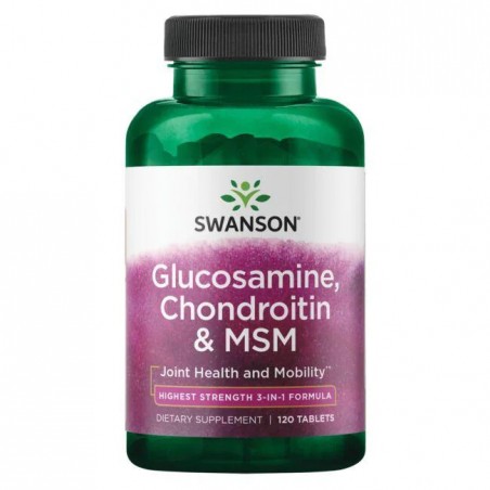 Glucosamine, Chondroitin and MSM, Swanson, 120 capsules