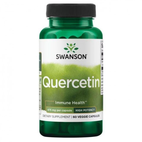 Kvertsetiin, Swanson, 475mg, 60 kapslit