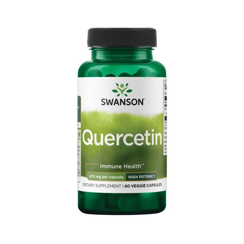 Quercetin, Swanson, 475mg, 60 capsules Quercetin, Swanson, 475mg, 60 capsules