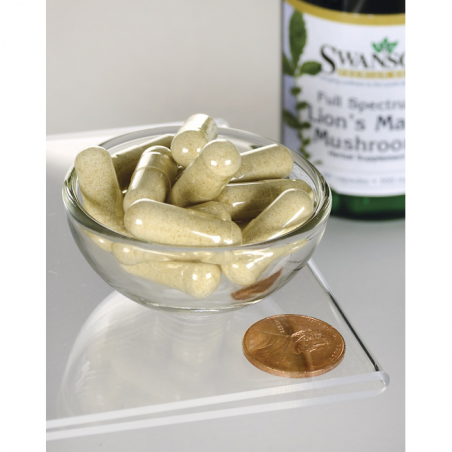 Lõvipea seen, Swanson, 500mg, 60 kapslit
