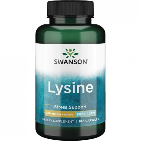 L-Lysine, Swanson, 500mg, 100 capsules