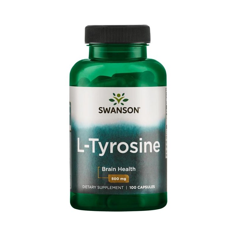 L-Türosiin L-Tyrosine, Swanson, 500mg, 100 kapslit L-Türosiin L-Tyrosine, Swanson, 500mg, 100 kapslit