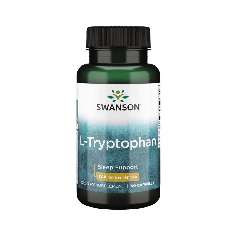 L-trüptofaan, Swanson, 500mg, 60 kapslit L-trüptofaan, Swanson, 500mg, 60 kapslit