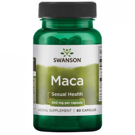 Maca, Swanson, 500mg, 60 kapslit