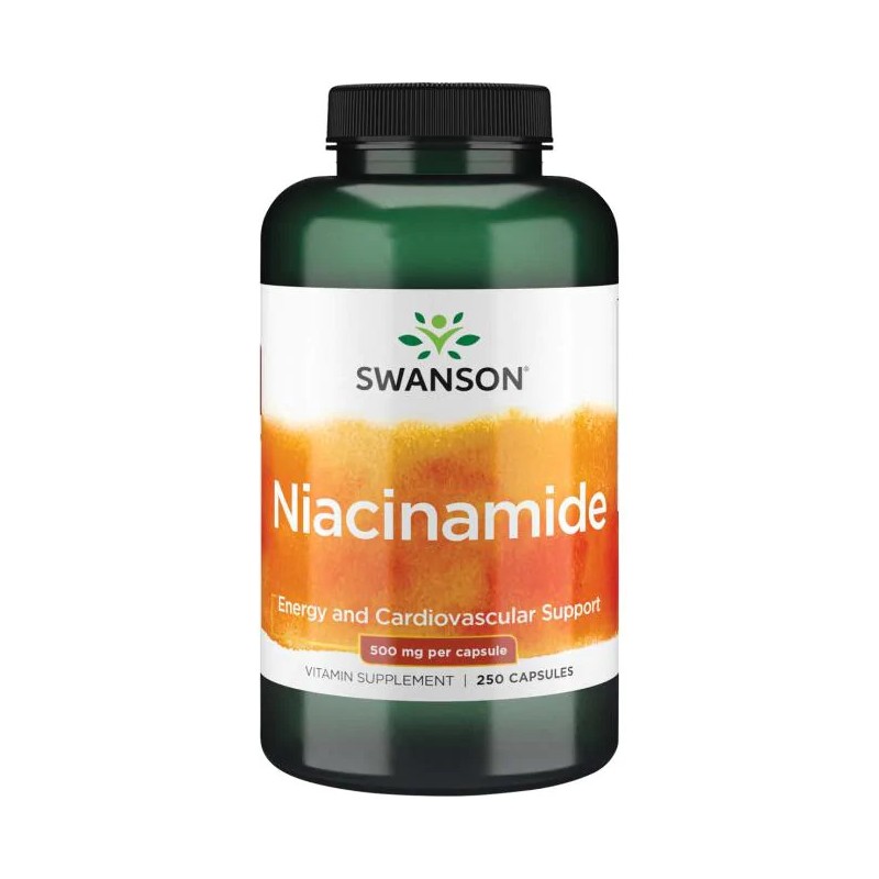 Vitamiin B3 Niatsiin, Swanson, 500mg, 250 kapslit Vitamiin B3 Niatsiin, Swanson, 500mg, 250 kapslit