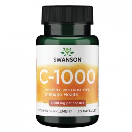 C-vitamiin puugiekstraktiga, Swanson, 1000mg, 30 kapslit