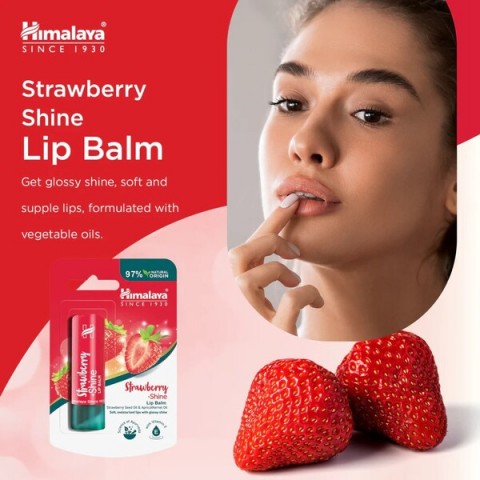 Strawberry Gloss huulepalsam, Himalaya, 4,5g