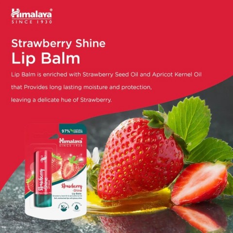 Strawberry Gloss huulepalsam, Himalaya, 4,5g