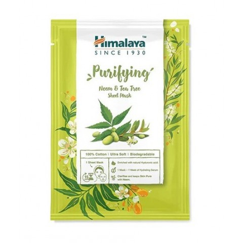 Purifying Neem and Tea Tree Sheet Face Mask, Himalaya, 30ml