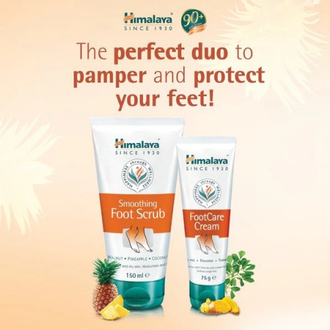 Smoothing Foot Scrub, Himalaya, 150ml