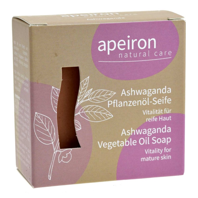 Taimeõli seep Ashwaganda, Apeiron, 100 g