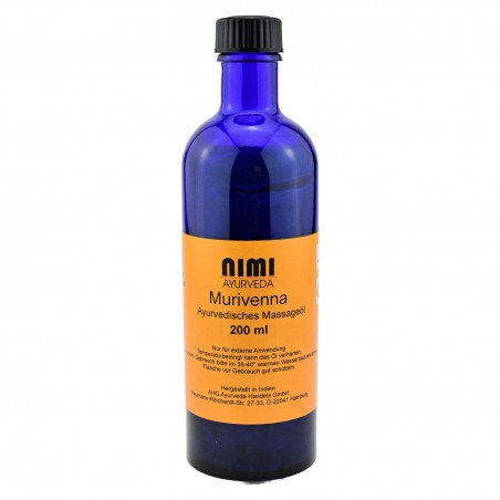 Body massage oil Murivena, Nimi Ayurveda, 200 ml