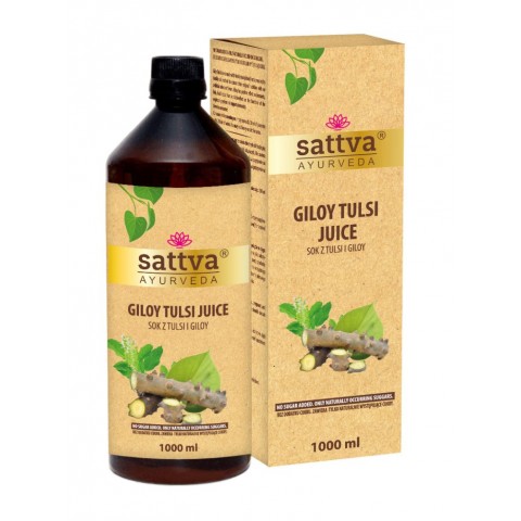 Giloy ja Tulsi mahl, Sattva Ayurveda, 1l