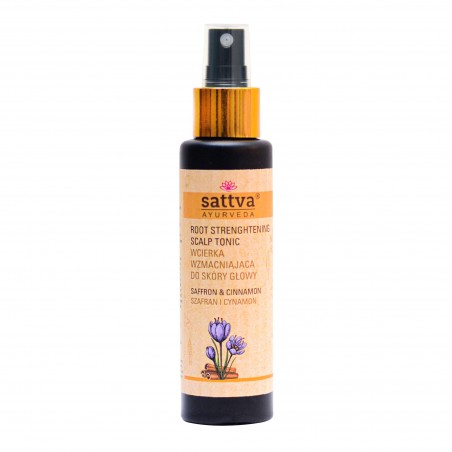 Juuste ja peanaha toonik Cinnamon&Saffron, Sattva Ayurveda, 100ml