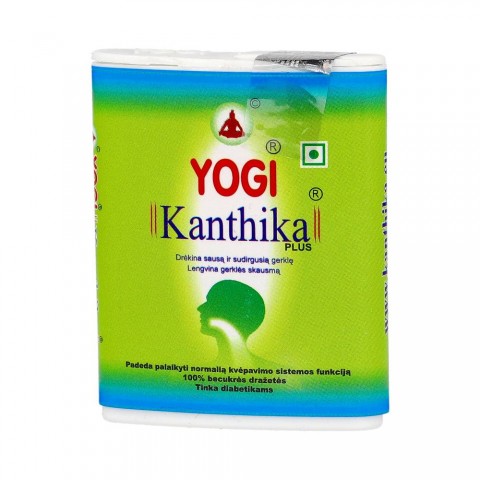 Lozenges for the throat Kanthika Plus, Yogi, 70 lozenges